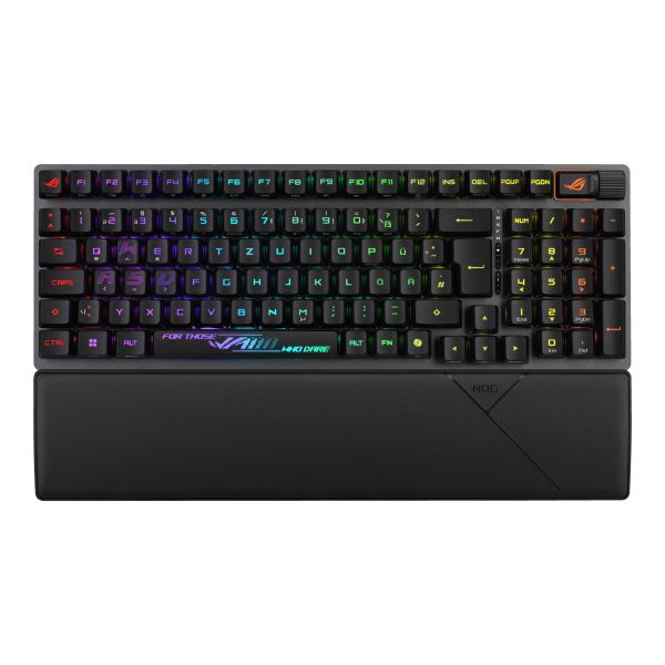 ASUS ROG Strix Scope II 96 RX Wireless toetsenbord Gamen USB + RF Wireless + Bluetooth Zwart (90MP03S0-BKDA20)