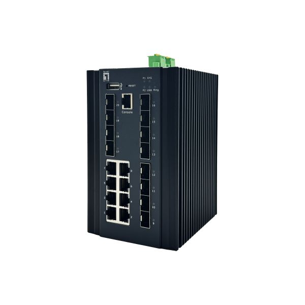 LevelOne IGU-2072 netwerk-switch Managed L2+ Gigabit Ethernet (10/100/1000) Zwart (IGU-2072) LevelOne IGU-2072 netwerk-switch Managed L2+ Gigabit Ethernet (10/100/1000) Zwart (IGU-2072)