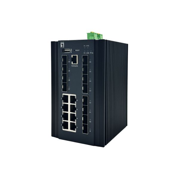 LevelOne IGX-2072 netwerk-switch Managed L2+ Gigabit Ethernet (10/100/1000) Zwart (IGX-2072) LevelOne IGX-2072 netwerk-switch Managed L2+ Gigabit Ethernet (10/100/1000) Zwart (IGX-2072)