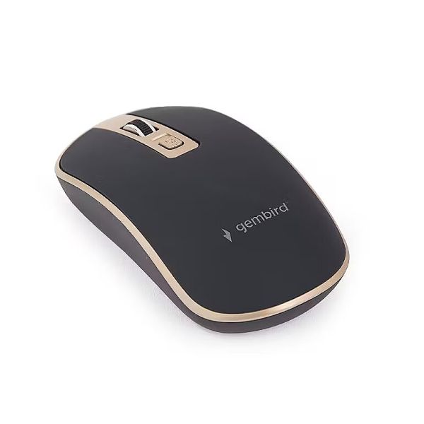 gembird Kabellose optische Maus, schwarz/gold (MUSW-4B-06-BG)