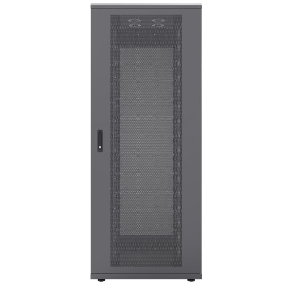 Intellinet 19" serverkast vrijstaand, 47U, 800x1200 mm (breedte x diepte), zwart, bouwpakket (flatpack), max. 1500 kg, meerpuntsdeurslot, 1 slot per zijpaneel, bruikbare diepte 123–973 mm, IP20, staal (714105) Intellinet 19" serverkast vrijstaand, 47U, 800x1200 mm (breedte x diepte), zwart, bouwpakket (flatpack), max. 1500 kg, meerpuntsdeurslot, 1 slot per zijpaneel, bruikbare diepte 123–973 mm, IP20, staal (714105)