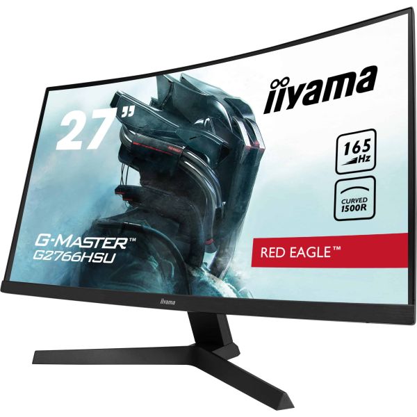 iiyama G-MASTER G2766HSU-B1 computer monitor 68,6 cm (27") 1920 x 1080 Pixels Full HD LED Zwart (G2766HSU-B1) iiyama G-MASTER G2766HSU-B1 computer monitor 68,6 cm (27") 1920 x 1080 Pixels Full HD LED Zwart (G2766HSU-B1)