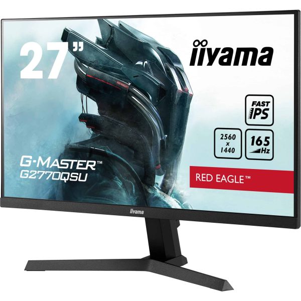 iiyama G-MASTER G2770QSU-B1 computer monitor 68,6 cm (27") 2560 x 1440 Pixels Wide Quad HD LCD Zwart (G2770QSU-B1)