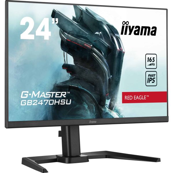 iiyama G-MASTER GB2470HSU-B5 LED display 61 cm (24") 1920 x 1080 Pixels Full HD Zwart (GB2470HSU-B5)