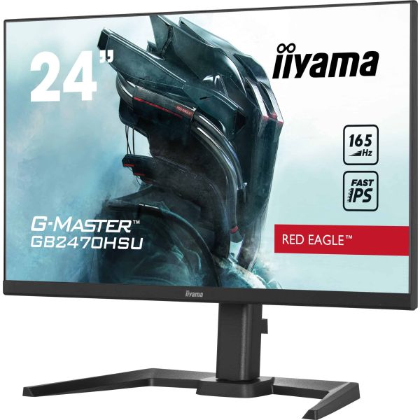 iiyama G-MASTER GB2470HSU-B5 LED display 61 cm (24") 1920 x 1080 Pixels Full HD Zwart (GB2470HSU-B5)