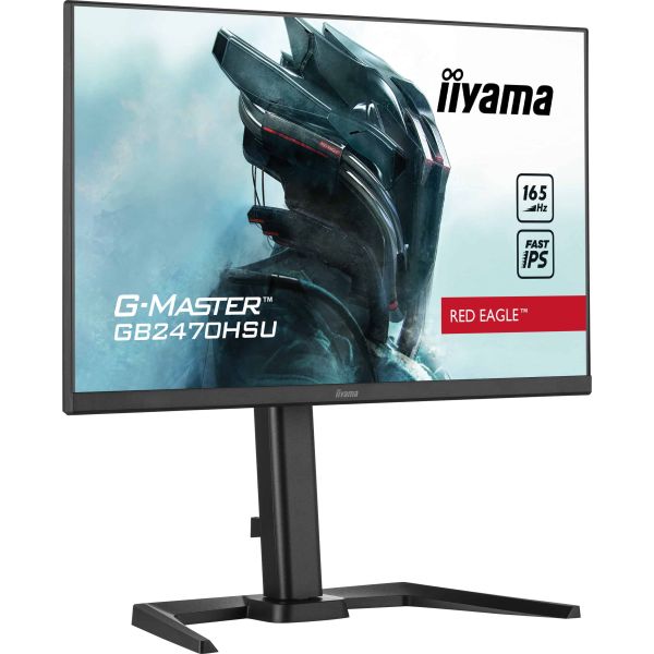 iiyama G-MASTER GB2470HSU-B5 LED display 61 cm (24") 1920 x 1080 Pixels Full HD Zwart (GB2470HSU-B5)