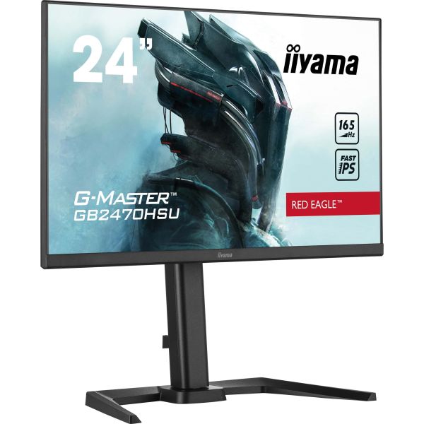 iiyama G-MASTER GB2470HSU-B5 LED display 61 cm (24") 1920 x 1080 Pixels Full HD Zwart (GB2470HSU-B5)