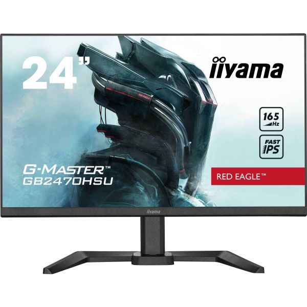 iiyama G-MASTER GB2470HSU-B5 LED display 61 cm (24") 1920 x 1080 Pixels Full HD Zwart (GB2470HSU-B5)