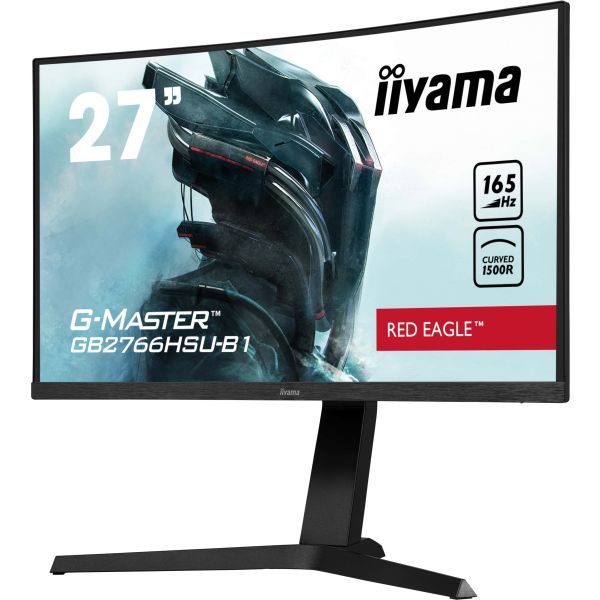 iiyama G-MASTER GB2766HSU-B1 computer monitor 68,6 cm (27") 1920 x 1080 Pixels Full HD LED Zwart (GB2766HSU-B1) iiyama G-MASTER GB2766HSU-B1 computer monitor 68,6 cm (27") 1920 x 1080 Pixels Full HD LED Zwart (GB2766HSU-B1)