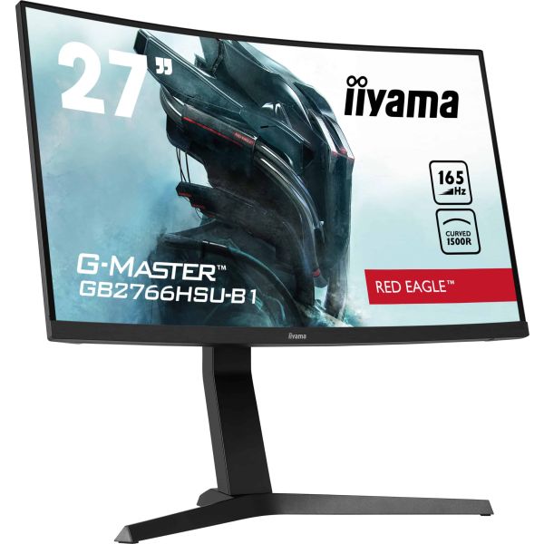 iiyama G-MASTER GB2766HSU-B1 computer monitor 68,6 cm (27") 1920 x 1080 Pixels Full HD LED Zwart (GB2766HSU-B1) iiyama G-MASTER GB2766HSU-B1 computer monitor 68,6 cm (27") 1920 x 1080 Pixels Full HD LED Zwart (GB2766HSU-B1)