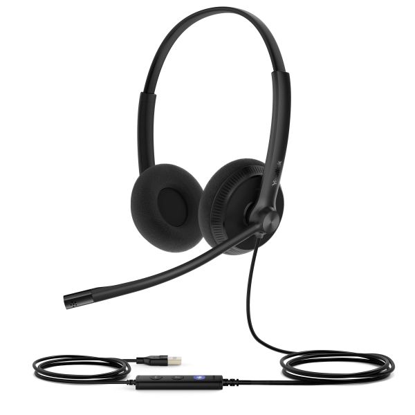 Yealink UH34 Lite Dual Teams Headset Bedraad Hoofdband Kantoor/callcenter USB Type-A Zwart (1308160) Yealink UH34 Lite Dual Teams Headset Bedraad Hoofdband Kantoor/callcenter USB Type-A Zwart (1308160)