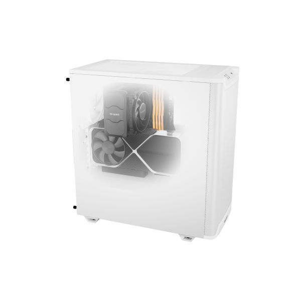 be quiet! PURE BASE 501 Airflow White Midi Tower Wit (BG075) be quiet! PURE BASE 501 Airflow White Midi Tower Wit (BG075)