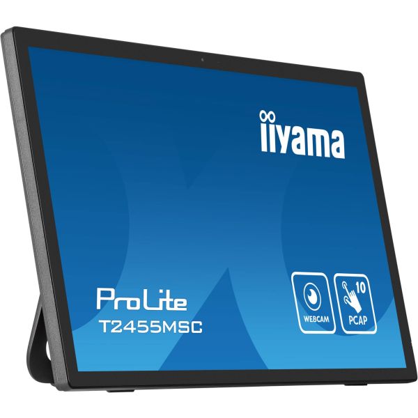 iiyama T2455MSC-B1 computer monitor 61 cm (24") 1920 x 1080 Pixels Full HD LED Touchscreen Zwart (T2455MSC-B1)