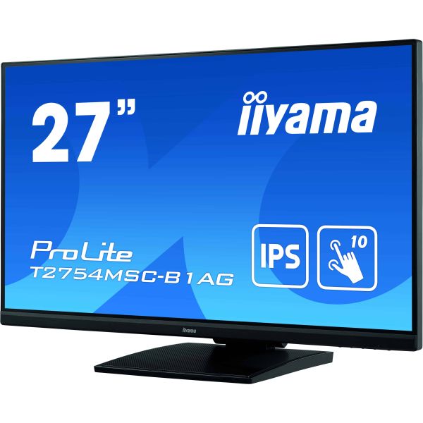 iiyama ProLite T2754MSC-B1AG computer monitor 68,6 cm (27") 1920 x 1080 Pixels Full HD LED Touchscreen Multi-gebruiker Zwart (T2754MSC-B1AG)