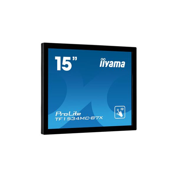iiyama ProLite TF1534MC-B7X computer monitor 38,1 cm (15") 1024 x 768 Pixels XGA LED Touchscreen Multi-gebruiker Zwart (TF1534MC-B7X)