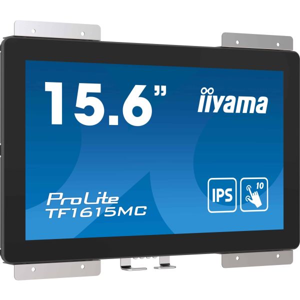 iiyama ProLite TF1615MC-B1 computer monitor 39,6 cm (15.6") 1920 x 1080 Pixels Full HD Touchscreen Zwart (TF1615MC-B1) iiyama ProLite TF1615MC-B1 computer monitor 39,6 cm (15.6") 1920 x 1080 Pixels Full HD Touchscreen Zwart (TF1615MC-B1)