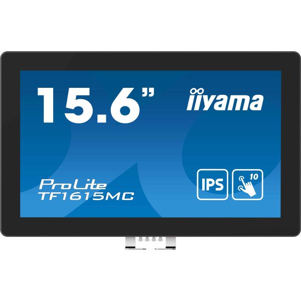 iiyama ProLite TF1615MC-B1 computer monitor 39,6 cm (15.6") 1920 x 1080 Pixels Full HD Touchscreen Zwart (TF1615MC-B1) iiyama ProLite TF1615MC-B1 computer monitor 39,6 cm (15.6") 1920 x 1080 Pixels Full HD Touchscreen Zwart (TF1615MC-B1)