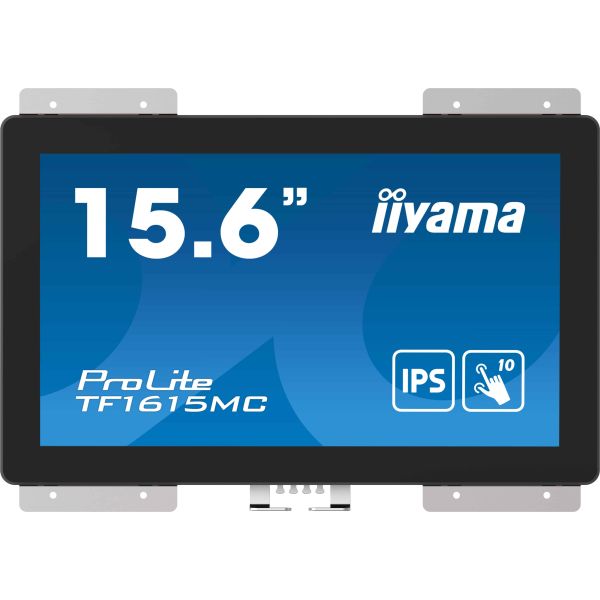 iiyama ProLite TF1615MC-B1 computer monitor 39,6 cm (15.6") 1920 x 1080 Pixels Full HD Touchscreen Zwart (TF1615MC-B1) iiyama ProLite TF1615MC-B1 computer monitor 39,6 cm (15.6") 1920 x 1080 Pixels Full HD Touchscreen Zwart (TF1615MC-B1)