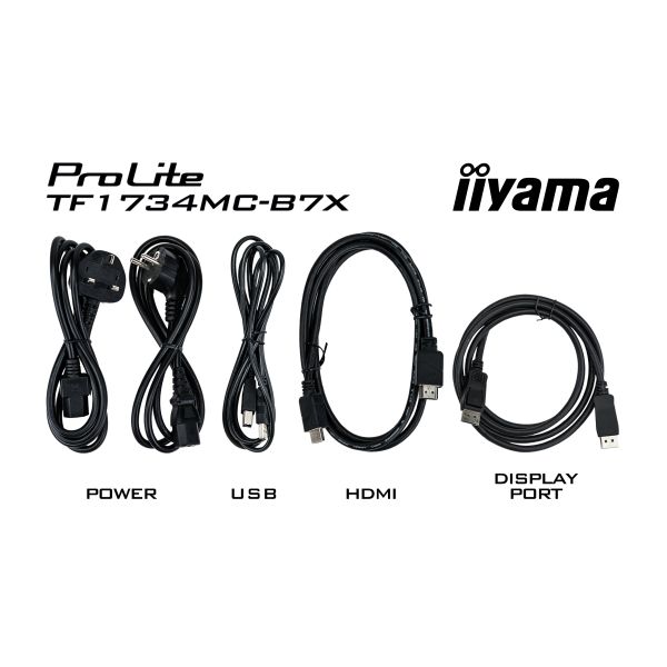 iiyama TF1734MC-B7X computer monitor 43,2 cm (17") 1280 x 1024 Pixels SXGA LED Touchscreen Zwart (TF1734MC-B7X) 15/15 iiyama TF1734MC-B7X computer monitor 43,2 cm (17") 1280 x 1024 Pixels SXGA LED Touchscreen Zwart (TF1734MC-B7X)