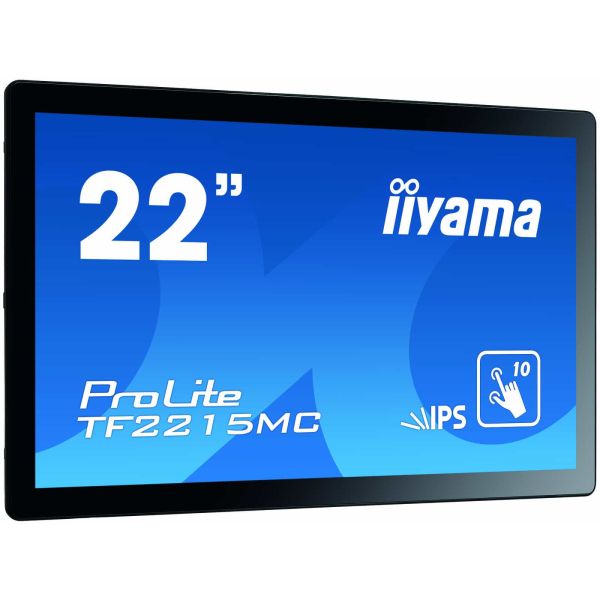 iiyama ProLite TF2215MC-B2 computer monitor 54,6 cm (21.5") 1920 x 1080 Pixels Full HD LED Touchscreen Multi-gebruiker Zwart (TF2215MC-B2)