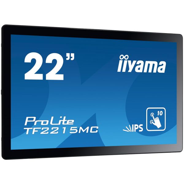 iiyama ProLite TF2215MC-B2 computer monitor 54,6 cm (21.5") 1920 x 1080 Pixels Full HD LED Touchscreen Multi-gebruiker Zwart (TF2215MC-B2)