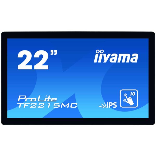 iiyama ProLite TF2215MC-B2 computer monitor 54,6 cm (21.5") 1920 x 1080 Pixels Full HD LED Touchscreen Multi-gebruiker Zwart (TF2215MC-B2)