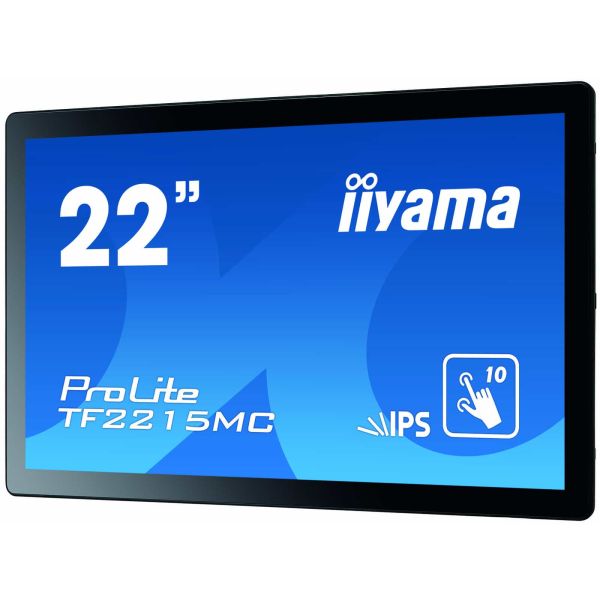 iiyama ProLite TF2215MC-B2 computer monitor 54,6 cm (21.5") 1920 x 1080 Pixels Full HD LED Touchscreen Multi-gebruiker Zwart (TF2215MC-B2)