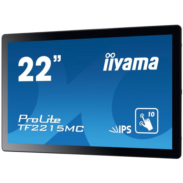 iiyama ProLite TF2215MC-B2 computer monitor 54,6 cm (21.5") 1920 x 1080 Pixels Full HD LED Touchscreen Multi-gebruiker Zwart (TF2215MC-B2) iiyama ProLite TF2215MC-B2 computer monitor 54,6 cm (21.5") 1920 x 1080 Pixels Full HD LED Touchscreen Multi-gebruiker Zwart (TF2215MC-B2)