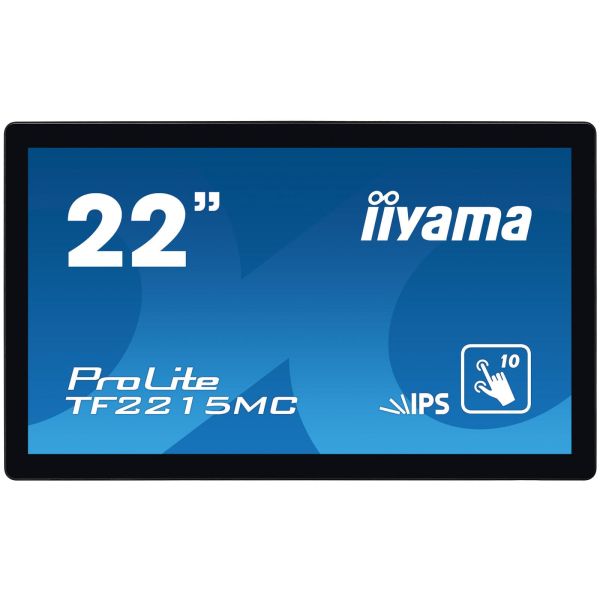 iiyama ProLite TF2215MC-B2 computer monitor 54,6 cm (21.5") 1920 x 1080 Pixels Full HD LED Touchscreen Multi-gebruiker Zwart (TF2215MC-B2) iiyama ProLite TF2215MC-B2 computer monitor 54,6 cm (21.5") 1920 x 1080 Pixels Full HD LED Touchscreen Multi-gebruiker Zwart (TF2215MC-B2)