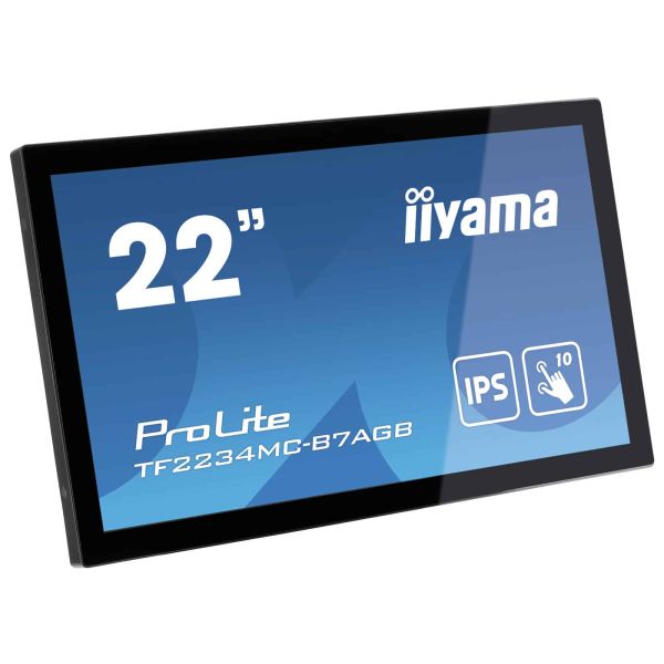 iiyama ProLite TF2234MC-B7AGB computer monitor 54,6 cm (21.5") 1920 x 1080 Pixels Full HD LED Touchscreen Multi-gebruiker Zwart (TF2234MC-B7AGB)