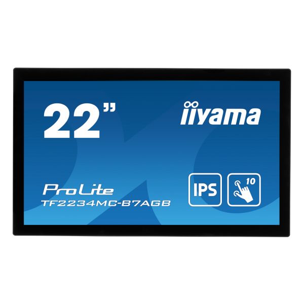 iiyama ProLite TF2234MC-B7AGB computer monitor 54,6 cm (21.5") 1920 x 1080 Pixels Full HD LED Touchscreen Multi-gebruiker Zwart (TF2234MC-B7AGB) iiyama ProLite TF2234MC-B7AGB computer monitor 54,6 cm (21.5") 1920 x 1080 Pixels Full HD LED Touchscreen Multi-gebruiker Zwart (TF2234MC-B7AGB)