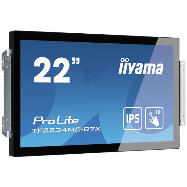 iiyama ProLite TF2234MC-B7X computer monitor 54,6 cm (21.5") 1920 x 1080 Pixels Full HD LED Touchscreen Multi-gebruiker Zwart (TF2234MC-B7X)
