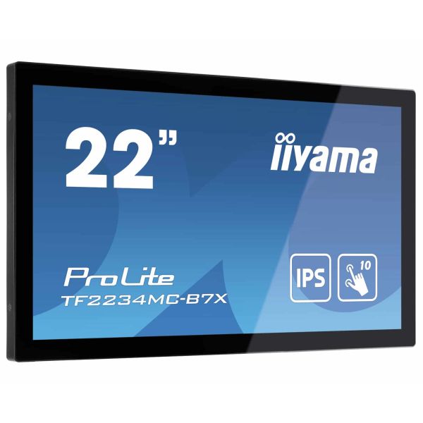 iiyama ProLite TF2234MC-B7X computer monitor 54,6 cm (21.5") 1920 x 1080 Pixels Full HD LED Touchscreen Multi-gebruiker Zwart (TF2234MC-B7X)