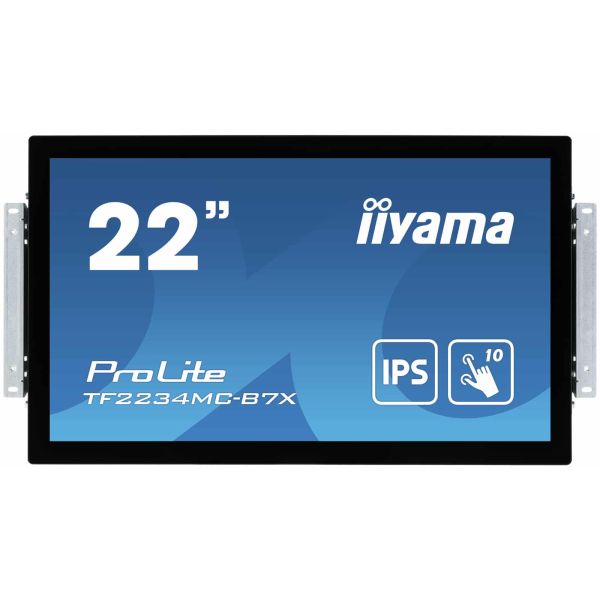 iiyama ProLite TF2234MC-B7X computer monitor 54,6 cm (21.5") 1920 x 1080 Pixels Full HD LED Touchscreen Multi-gebruiker Zwart (TF2234MC-B7X)