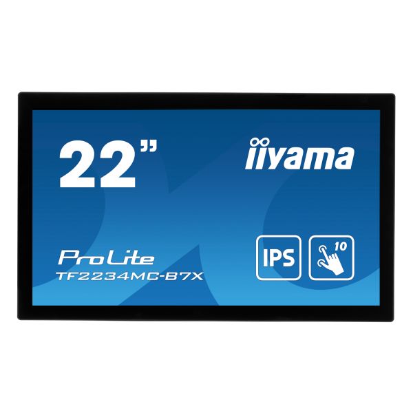 iiyama ProLite TF2234MC-B7X computer monitor 54,6 cm (21.5") 1920 x 1080 Pixels Full HD LED Touchscreen Multi-gebruiker Zwart (TF2234MC-B7X) iiyama ProLite TF2234MC-B7X computer monitor 54,6 cm (21.5") 1920 x 1080 Pixels Full HD LED Touchscreen Multi-gebruiker Zwart (TF2234MC-B7X)