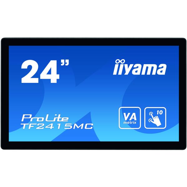 iiyama ProLite TF2415MC-B2 computer monitor 60,5 cm (23.8") 1920 x 1080 Pixels Full HD LCD Touchscreen Multi-gebruiker Zwart (TF2415MC-B2)