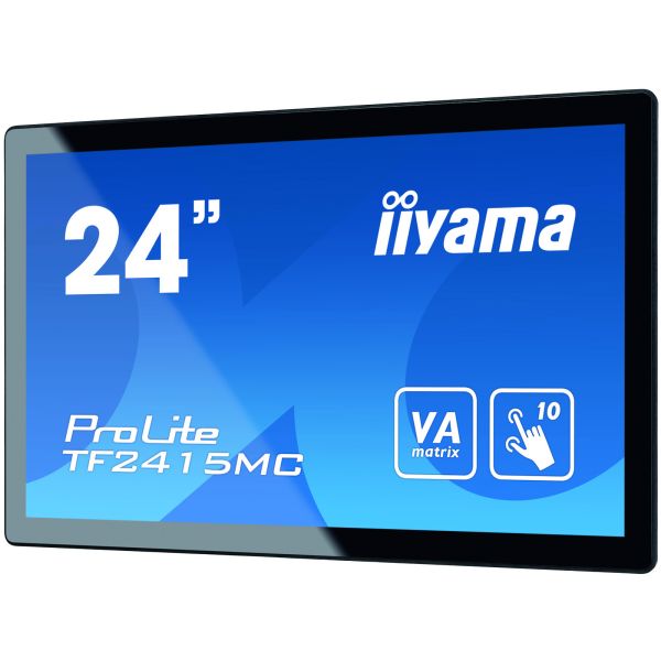 iiyama ProLite TF2415MC-B2 computer monitor 60,5 cm (23.8") 1920 x 1080 Pixels Full HD LCD Touchscreen Multi-gebruiker Zwart (TF2415MC-B2)