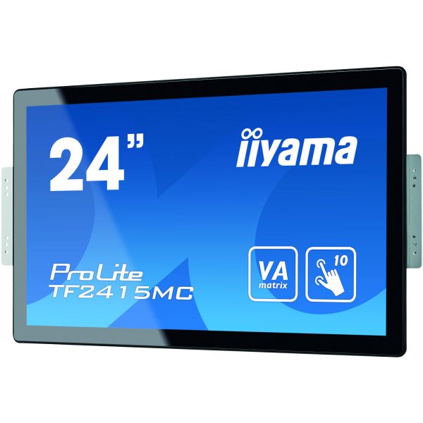 iiyama ProLite TF2415MC-B2 computer monitor 60,5 cm (23.8") 1920 x 1080 Pixels Full HD LCD Touchscreen Multi-gebruiker Zwart (TF2415MC-B2)