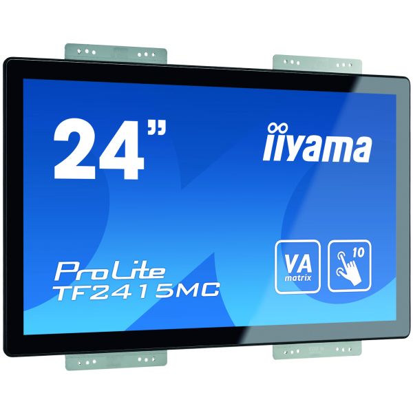 iiyama ProLite TF2415MC-B2 computer monitor 60,5 cm (23.8") 1920 x 1080 Pixels Full HD LCD Touchscreen Multi-gebruiker Zwart (TF2415MC-B2)