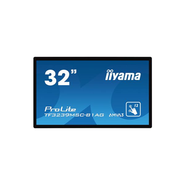 iiyama ProLite TF3239MSC-B1AG computer monitor 80 cm (31.5") 1920 x 1080 Pixels Full HD LED Touchscreen Multi-gebruiker Zwart (TF3239MSC-B1AG) iiyama ProLite TF3239MSC-B1AG computer monitor 80 cm (31.5") 1920 x 1080 Pixels Full HD LED Touchscreen Multi-gebruiker Zwart (TF3239MSC-B1AG)