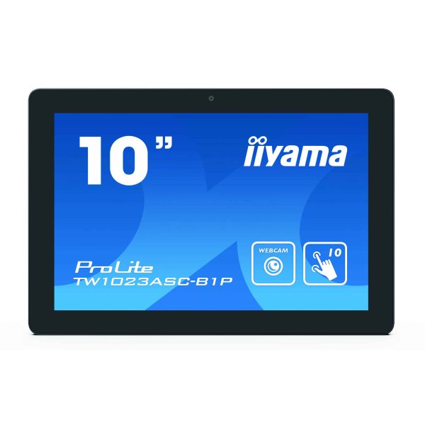 iiyama ProLite TW1023ASC-B1P computer monitor 25,6 cm (10.1") 1280 x 800 Pixels WXGA LED Touchscreen Multi-gebruiker Zwart (TW1023ASC-B1P)