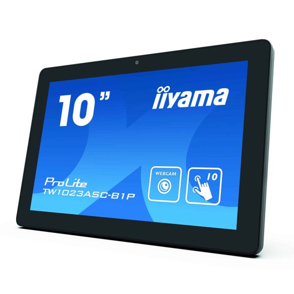iiyama ProLite TW1023ASC-B1P computer monitor 25,6 cm (10.1") 1280 x 800 Pixels WXGA LED Touchscreen Multi-gebruiker Zwart (TW1023ASC-B1P)