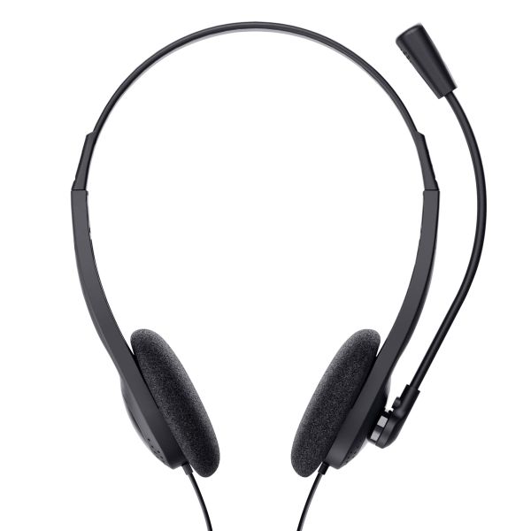 Trust 24659 hoofdtelefoon/headset Bedraad Hoofdband Oproepen/muziek Zwart (24659)