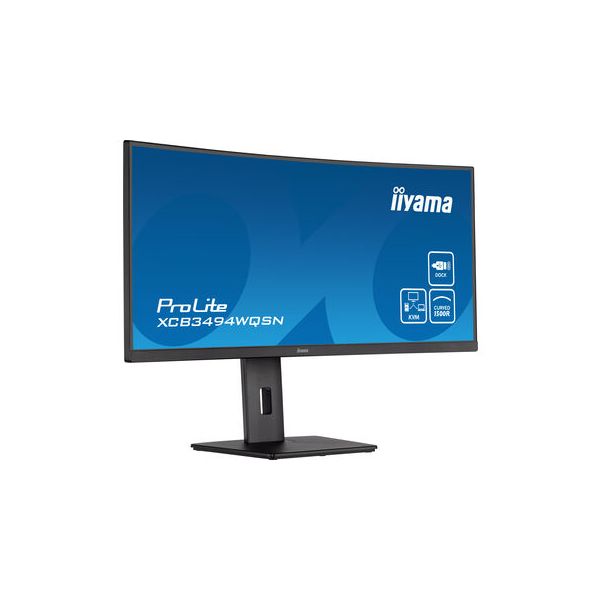 iiyama ProLite XCB3494WQSN-B5 LED display 86,4 cm (34") 3440 x 1440 Pixels UltraWide Quad HD Zwart (XCB3494WQSN-B5)