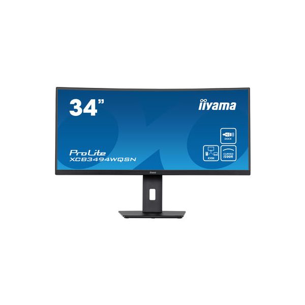 iiyama ProLite XCB3494WQSN-B5 LED display 86,4 cm (34") 3440 x 1440 Pixels UltraWide Quad HD Zwart (XCB3494WQSN-B5)