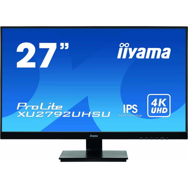 iiyama ProLite XU2792UHSU-B1 LED display 68,6 cm (27") 3840 x 2160 Pixels 4K Ultra HD Zwart (XU2792UHSU-B1)