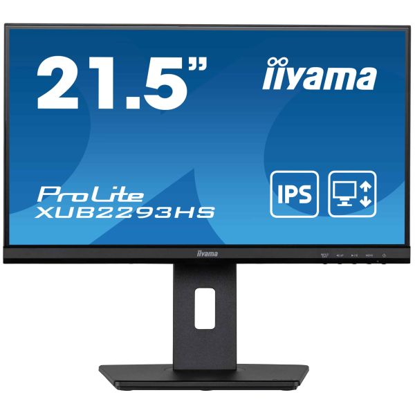 iiyama ProLite XUB2293HS-B5 computer monitor 54,6 cm (21.5") 1920 x 1080 Pixels Full HD LED Zwart (XUB2293HS-B5)