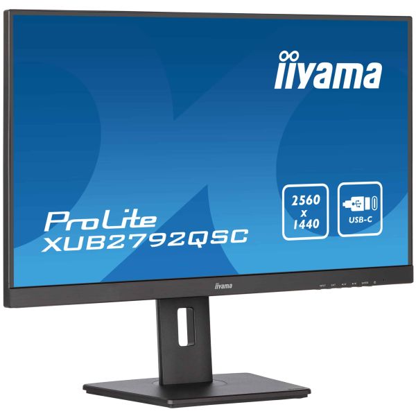 iiyama ProLite 68,6 cm (27") 2560 x 1440 Pixels Wide Quad HD LED Zwart (XUB2792QSC-B5)