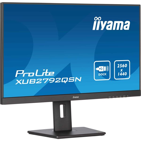 iiyama ProLite 68,6 cm (27") 2560 x 1440 Pixels Wide Quad HD LED Zwart (XUB2792QSN-B5)