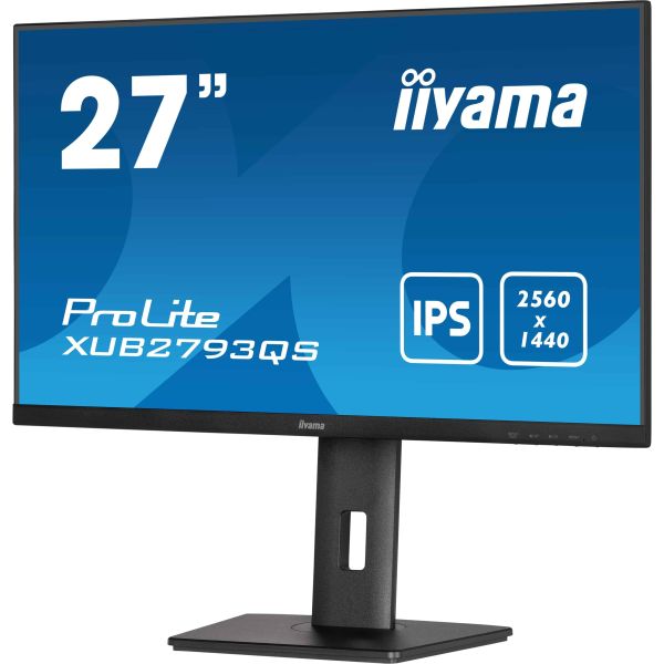 iiyama ProLite XUB2793QS-B1 computer monitor 68,6 cm (27") 2560 x 1440 Pixels Wide Quad HD LED Zwart (XUB2793QS-B1)